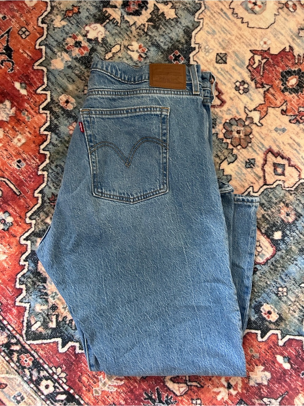 Levi's Light Blue Cropped Ankle Jeans